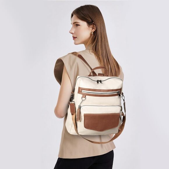 backpack purse pu leather Elegant Soft Bag Casual Shoulder Women's durable and smooth to touch WYFJNX PU Leather Small Backpack